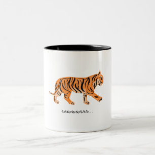 Tiger-Tasse Zweifarbige Tasse
