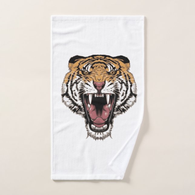 Tiger Tattoo Edition Badhandtuch Set (Handtuch)
