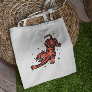 Tiger Tattoo Tote Bag Tragetasche