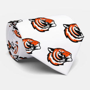 Tiger Team Mascot Fußball Basketball Necktie Krawatte
