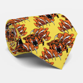 Tiger Team Mascot Fußball Basketball Necktie Krawatte