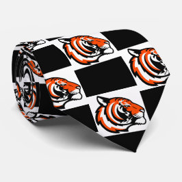 Tiger Team Mascot Fußball Basketball Necktie Krawatte