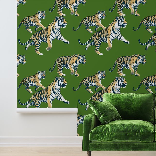 Tiger Tier Muster Dschungel Tapete (Von Creator hochgeladen)
