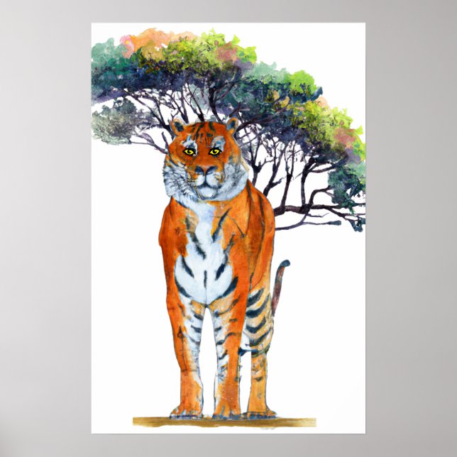 Tiger, Tiger, brennendes Licht Poster (Vorne)
