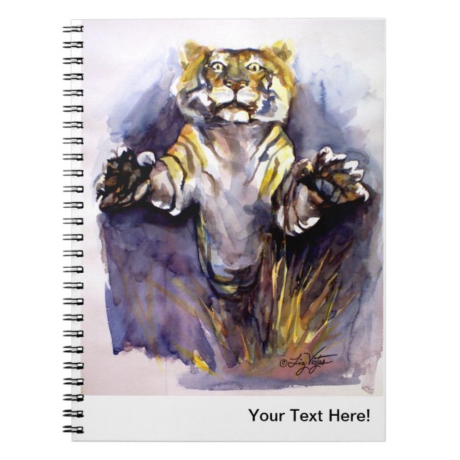 Tiger Tiger-Notebook Notizblock (Vorderseite)