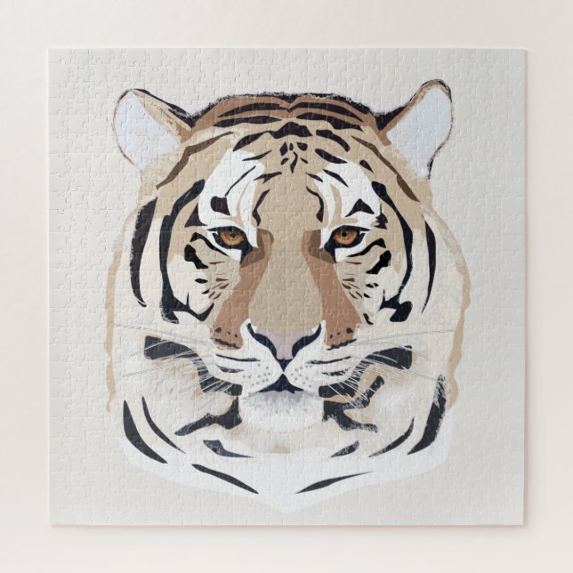 Tiger, Tigergesicht, Symbol von 2022 Puzzle (Vertikal)