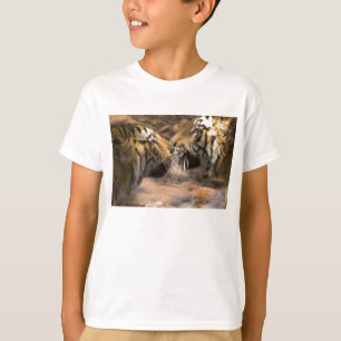 Tiger Tigers Cat Animal Stripes Musterpaw Prints T-Shirt