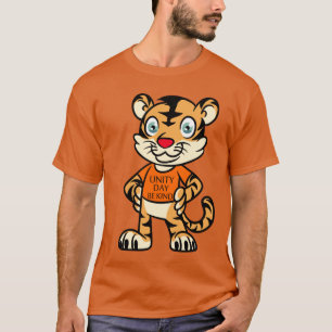 Tiger tragen Orange Shirt Unity Day witzig