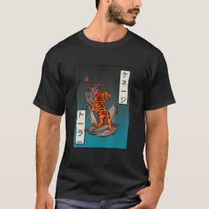 Tiger und Blume Kanji Vin T-Shirt