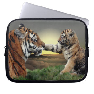 Tiger-und CUB-Laptop-Hülse Laptopschutzhülle