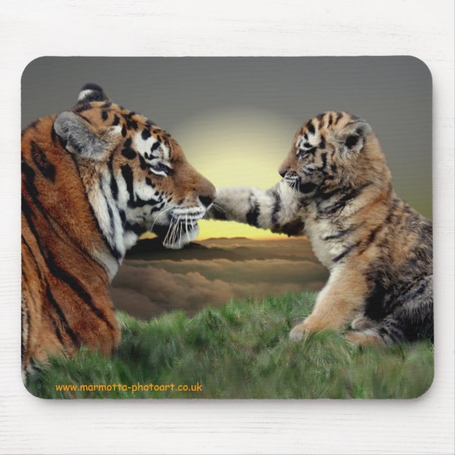 Tiger und CUB Mousemat Mousepad (Vorne)