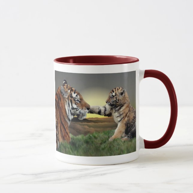 Tiger und Cub Tasse (Rechts)