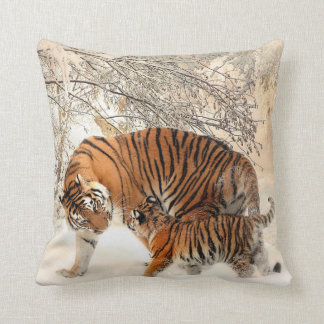 Tiger und Cube Design Baumwollkissen Kissen