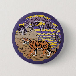 Tiger und Drache Button