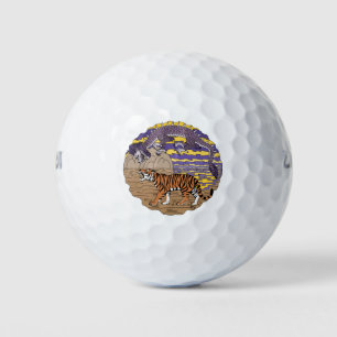 Tiger und Drache Golfball