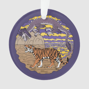 Tiger und Drache Ornament