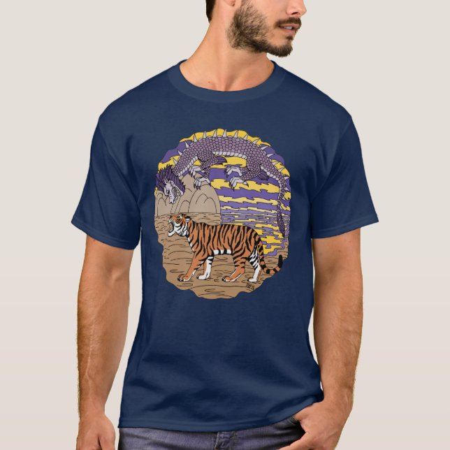 Tiger und Drache T-Shirt (Vorderseite)