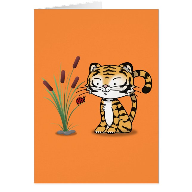 Tiger und ein Marienkäfer (Vorne)