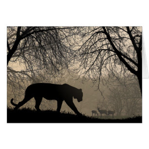 Tiger und Hirsch