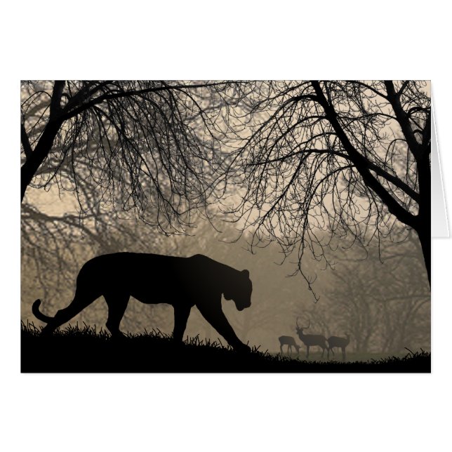 Tiger und Hirsch (Vorderseite (Horizontal))
