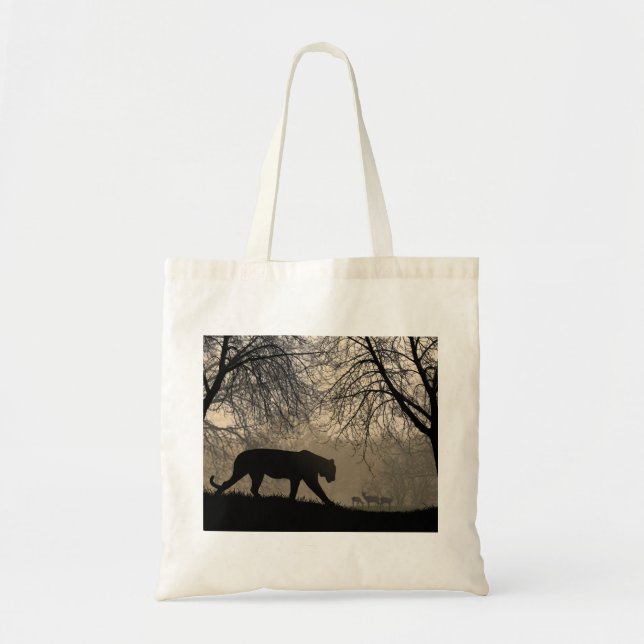Tiger und Hirsch Tragetasche (Vorne)