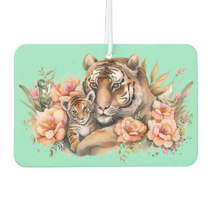 Tiger und Jungtier Autolufterfrischer