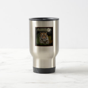 Tiger und Knochen Reisebecher