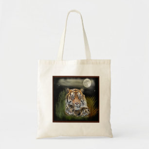 Tiger und Knochen Tragetasche