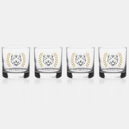 Tiger und Laurels Whiskyglas
