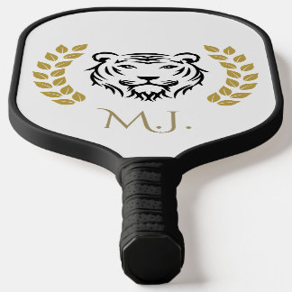 Tiger und Lorbeeren Pickleball Schläger
