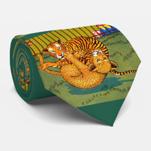 Tiger und Pump-Wrestling Krawatte