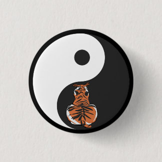 Tiger und Yin Yang Button
