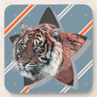 Tiger-Untersetzer für ihn modern