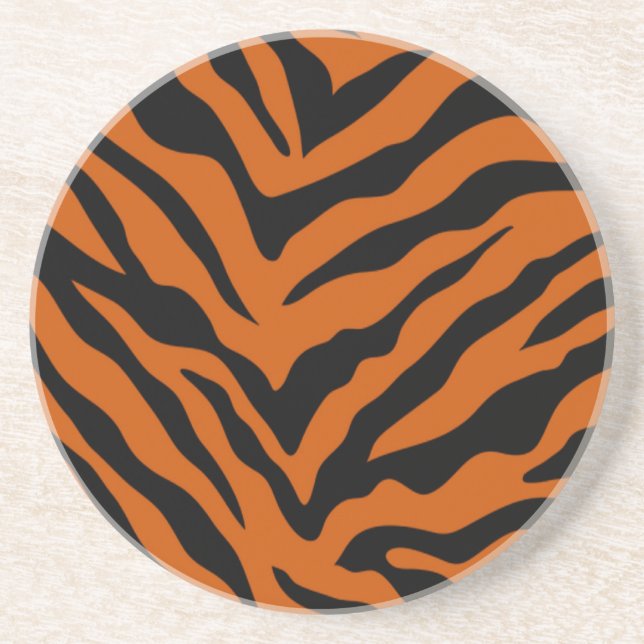 Tiger-Untersetzer Sandstein Untersetzer (Vorne)