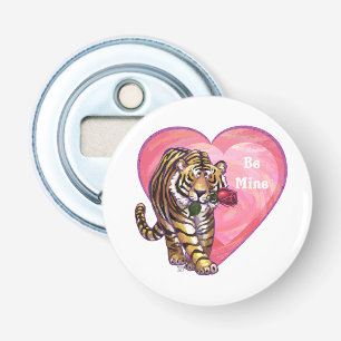 Tiger-Valentinstag Flaschenöffner