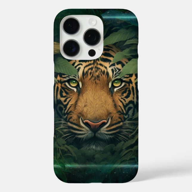 Tiger versteckt im Laub               Case-Mate iPhone Hülle (Rückseite)