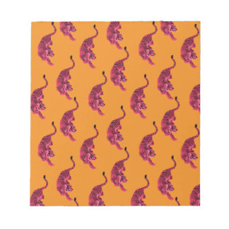Tiger - Vibrant Pink Notizblock