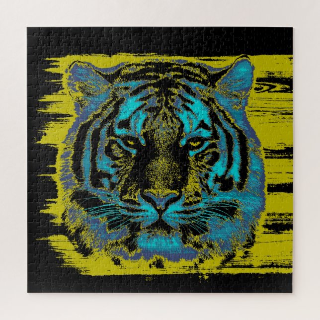 Tiger Vintag Puzzle (Vertikal)