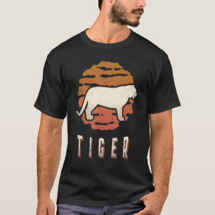 Tiger Vintag Retro Classic Animal Sunset T-Shirt