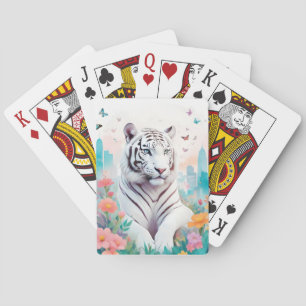 Tiger Vintage Tier Natur Wald Dschungel Stadt Spielkarten