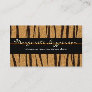 Tiger-Visitenkarte Visitenkarte