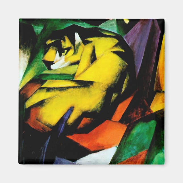 Tiger von Franz Marc Magnet (Vorne)