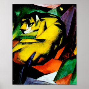Tiger von Franz Marc Poster