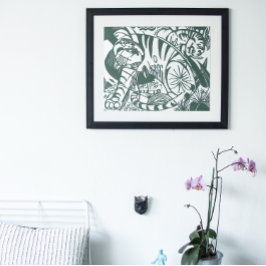 Tiger von Franz Marc, Vintage Ausdruckskunst Poster