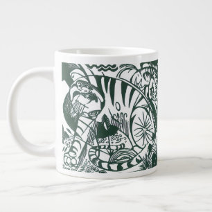 Tiger von Franz Marc, Vintage-Expressionismus-Kuns Jumbo-Tasse
