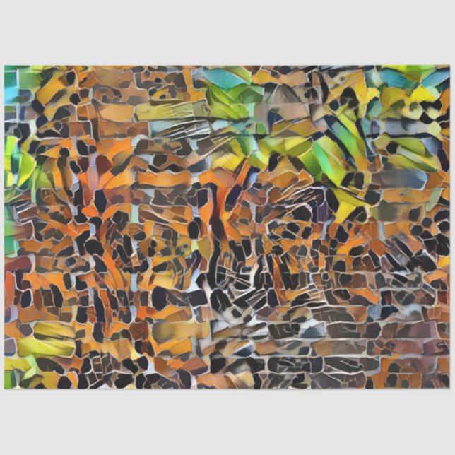 Tiger Wall Art Collection Seidenpapier (Vorderseite)