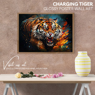 Tiger Wall Art Glossy Poster