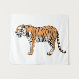 Tiger Wandteppich