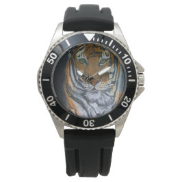 TIGER WATCH DESIGN VON KÜNSTLER PAULA REILLY ARMBANDUHR