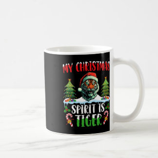 Tiger-Weihnachten-Santa-Hut Xmas Mein Weihnachtsge Kaffeetasse
